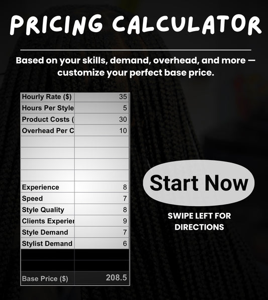 Tiyetta's Pricing Calculator